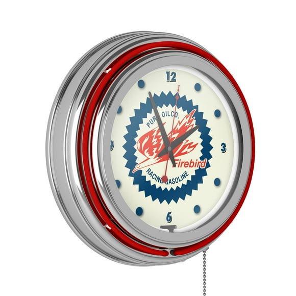 14 George Killians Irish Red Chrome Double Ring Neon Clock 14 George Killians Irish Red Chrome Double Ring Neon Clock